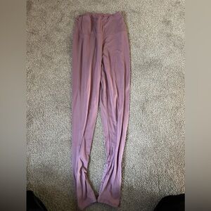 GREY AND PINK ONE SIZE LEGGINGS